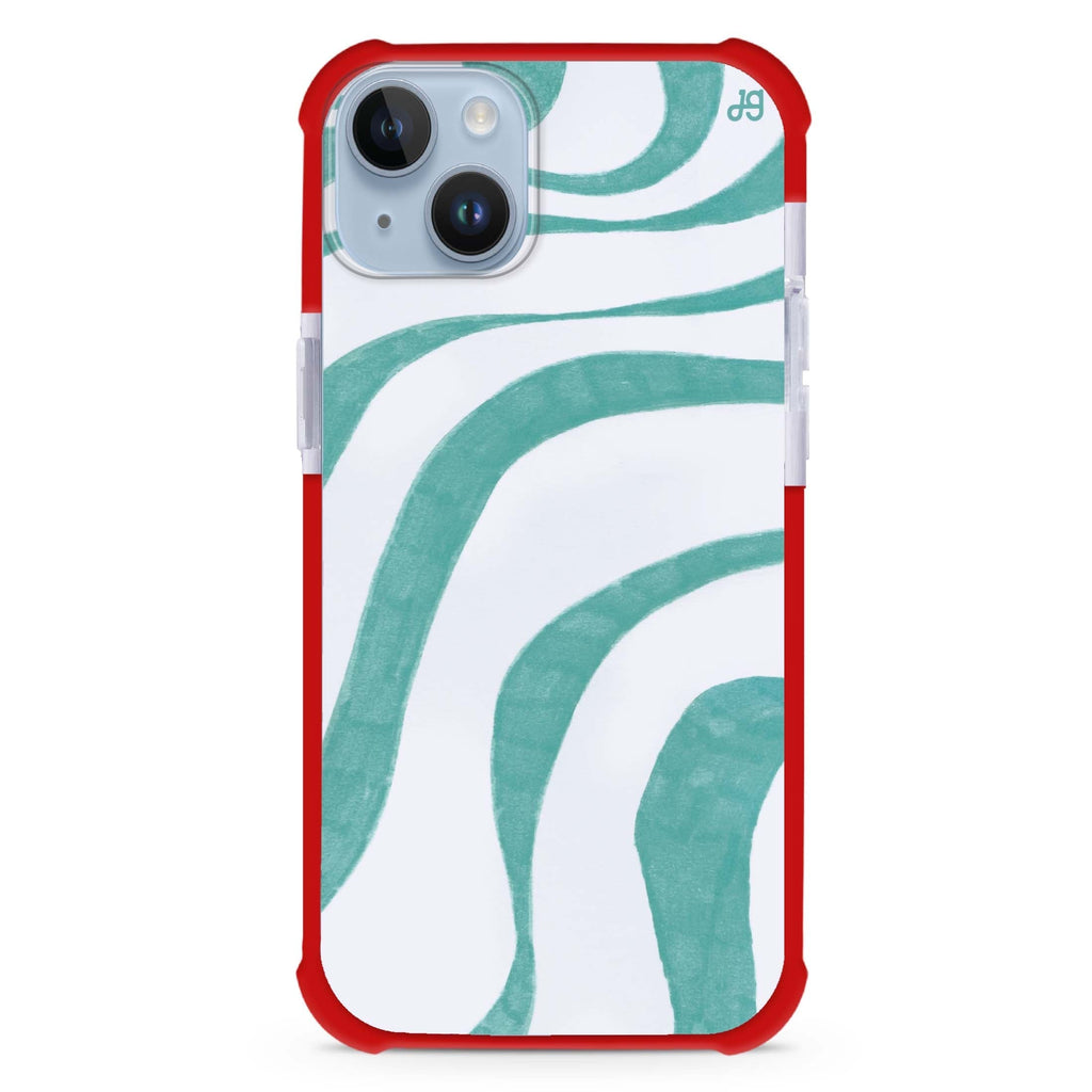 Abstract Paint Pattern iPhone 15 Plus Magsafe 兼容超強防摔保護殼