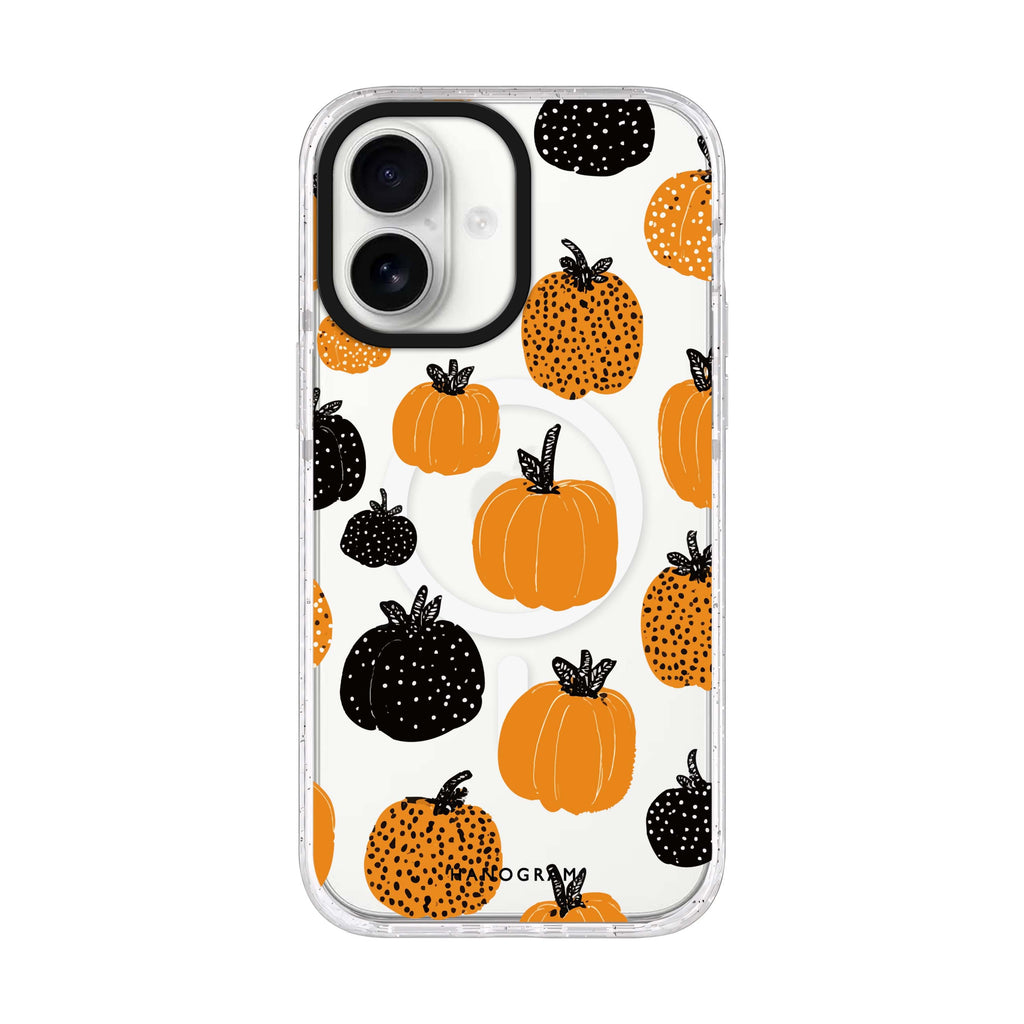 Pumpkin Parade iPhone 17 水晶透明保護殼正面展示