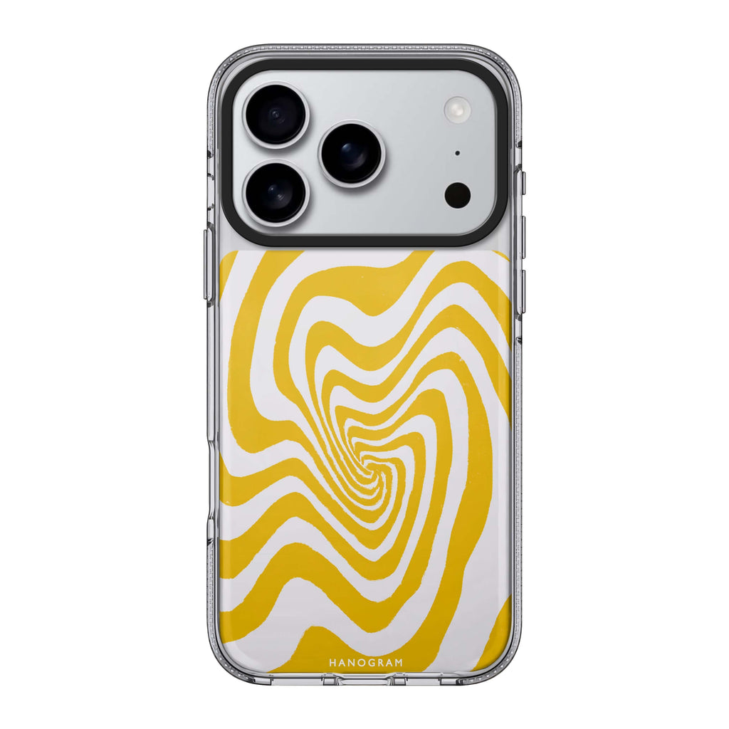 Abstract Paint Pattern 款式 3 iPhone 17 Pro Max MagSafe 水晶透明保護殼 抽象圖案設計 圖1