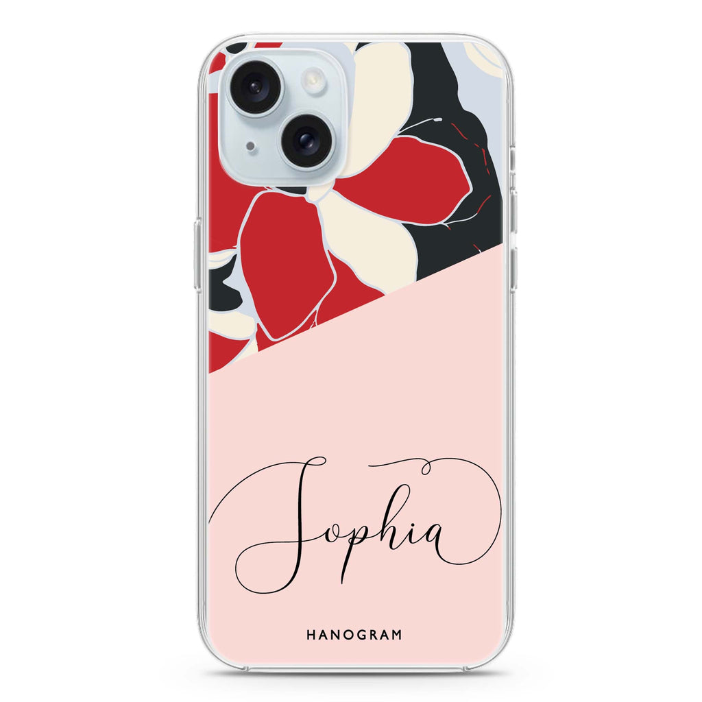 Floral POP iPhone 15 水晶透明保護殼