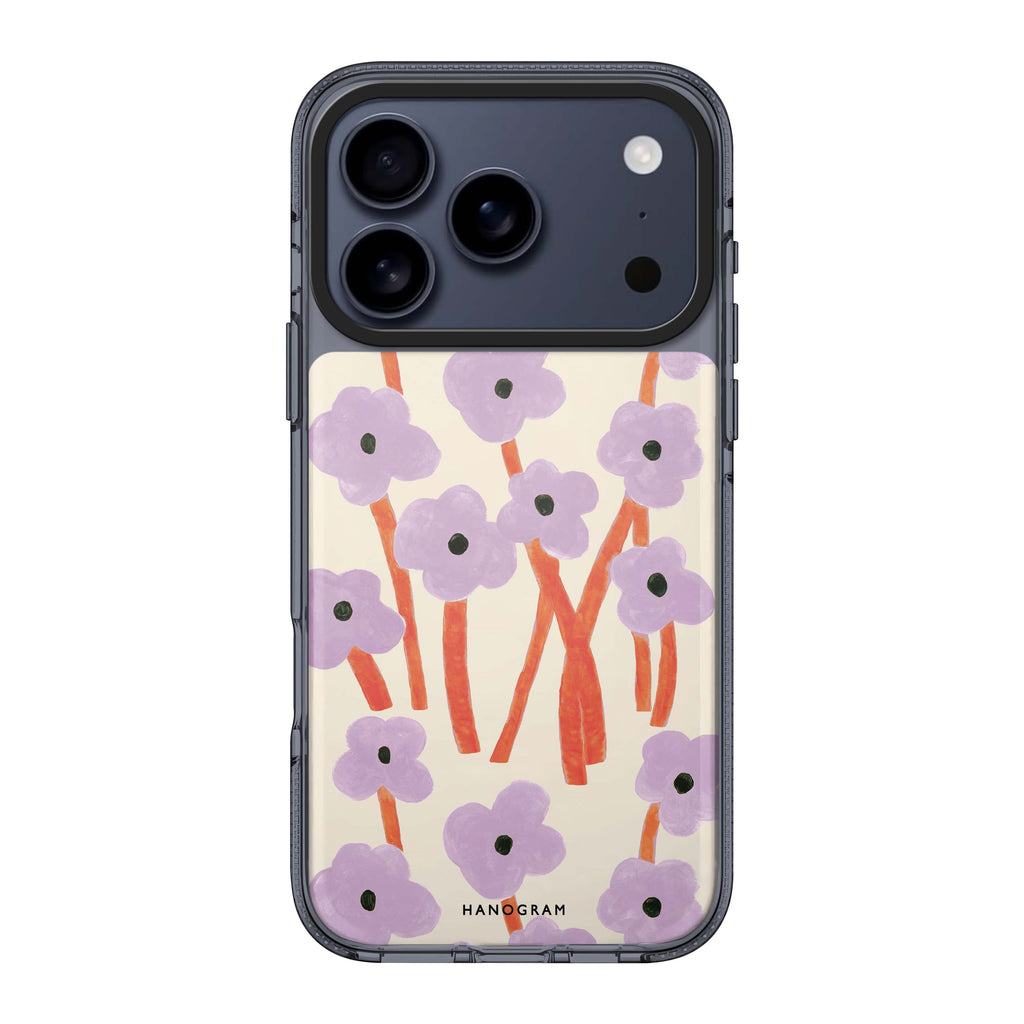 Floral 款式 1 iPhone 17 Pro Max MagSafe 水晶透明保護殼 花卉圖案設計 圖1