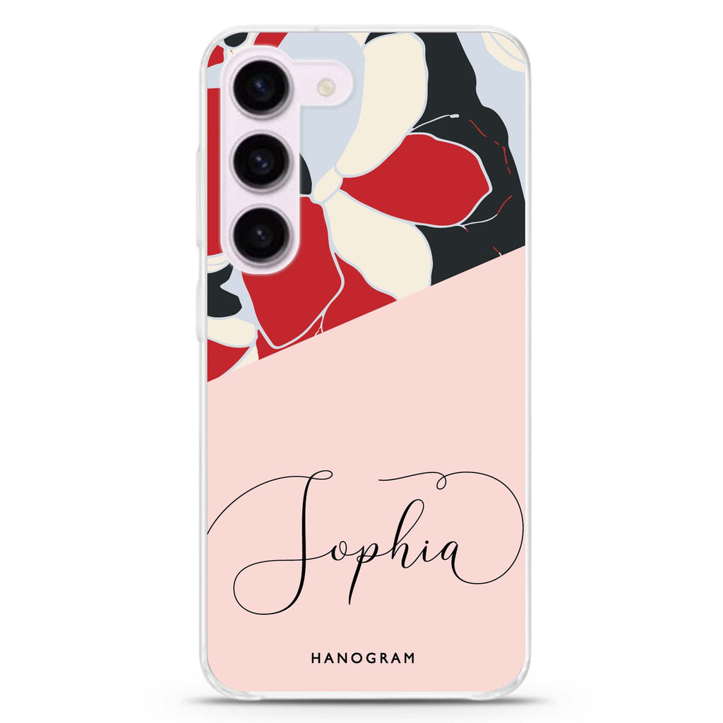 Floral POP Samsung Galaxy 水晶透明保護殼
