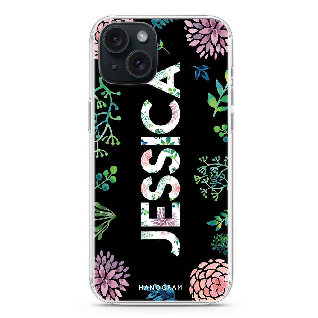 Garden In Rainforest iPhone 15 Magsafe 兼容水晶透明保護殼