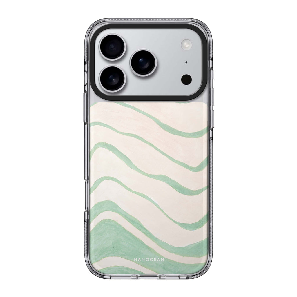 Abstract Paint Pattern 款式 2 iPhone 17 Pro Max MagSafe 水晶透明保護殼 抽象圖案設計 圖1