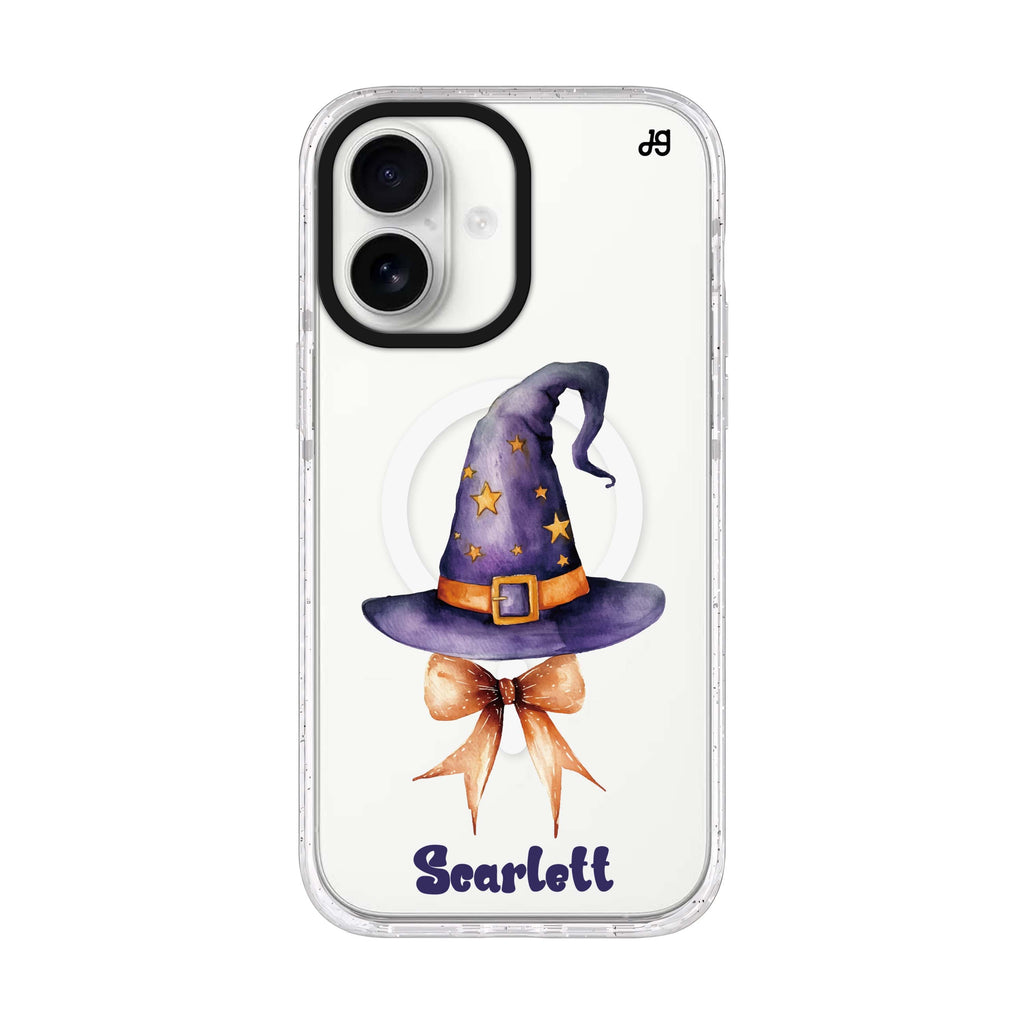Enchanted Starry Hat iPhone 17 水晶透明保護殼正面展示