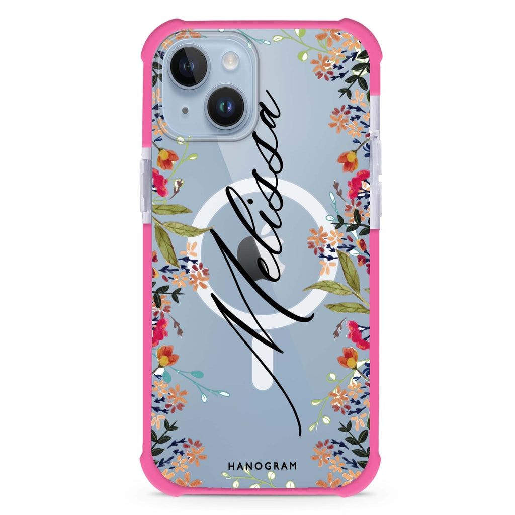 Rustic Garden iPhone 15 Plus Magsafe 兼容超強防摔保護殼