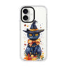 Midnight Kitty Charms iPhone 17 水晶透明保護殼正面展示