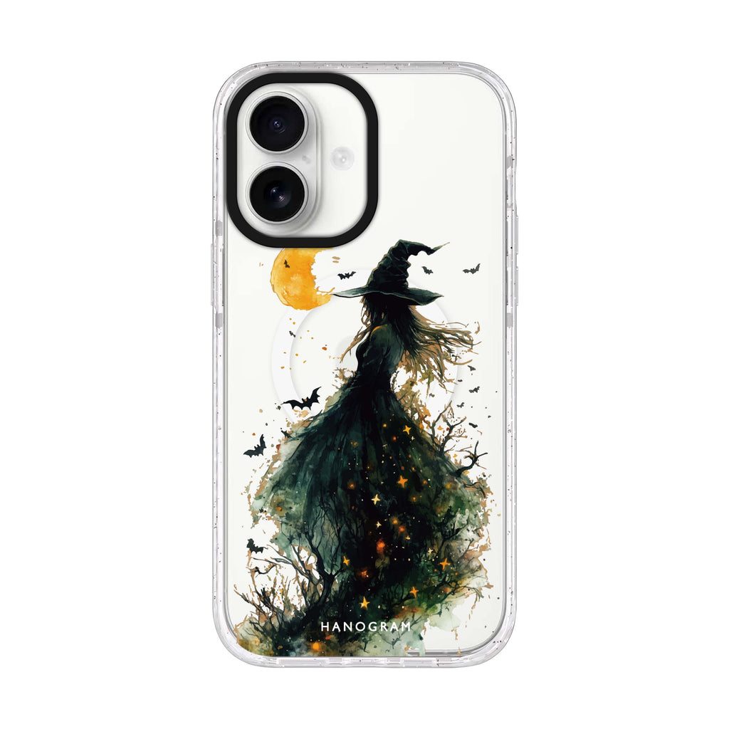 Starlit Witching Hour iPhone 17 水晶透明保護殼正面展示