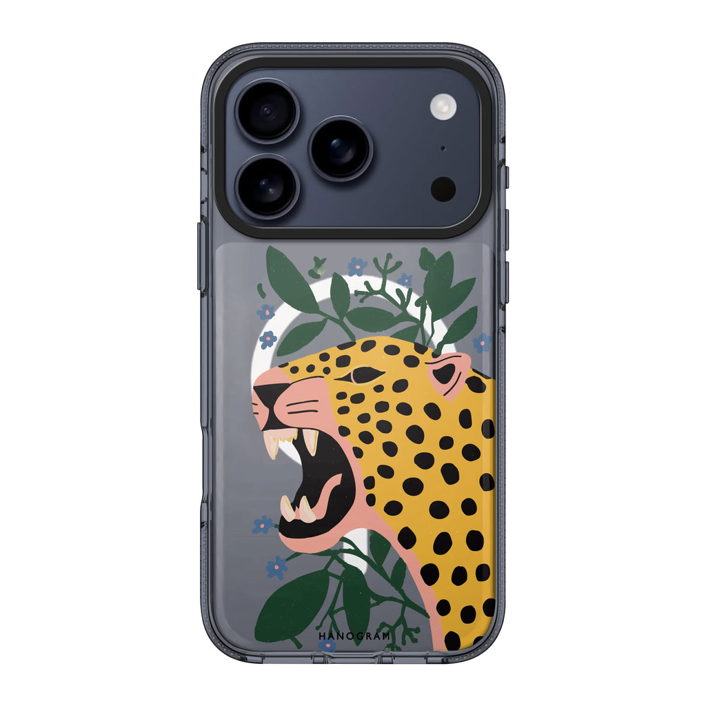 Checkmate Leopard iPhone 17 Pro Max MagSafe 水晶透明保護殼 豹紋圖案設計 圖1