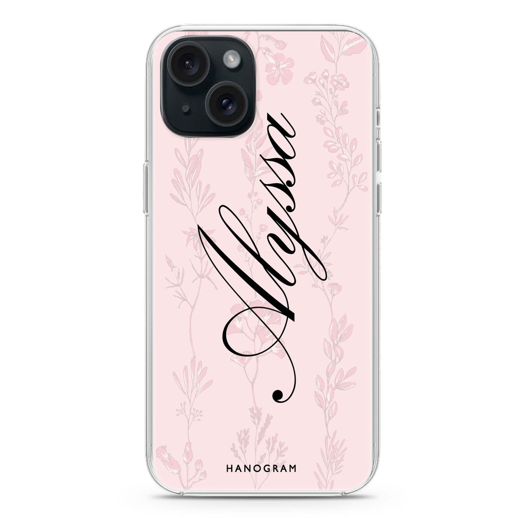 Exquisite Flowers III iPhone 15 Magsafe 兼容水晶透明保護殼