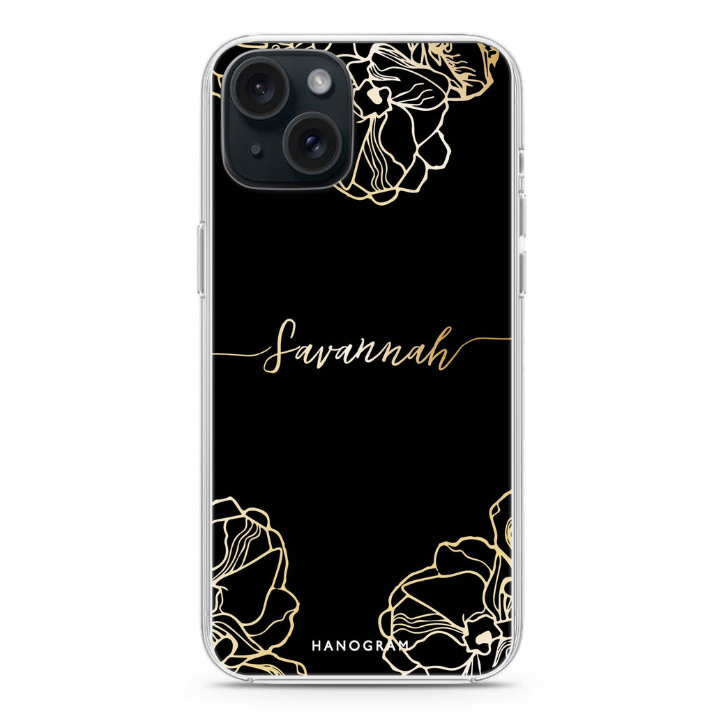 Crafts Of Floral iPhone 15 Magsafe 兼容水晶透明保護殼
