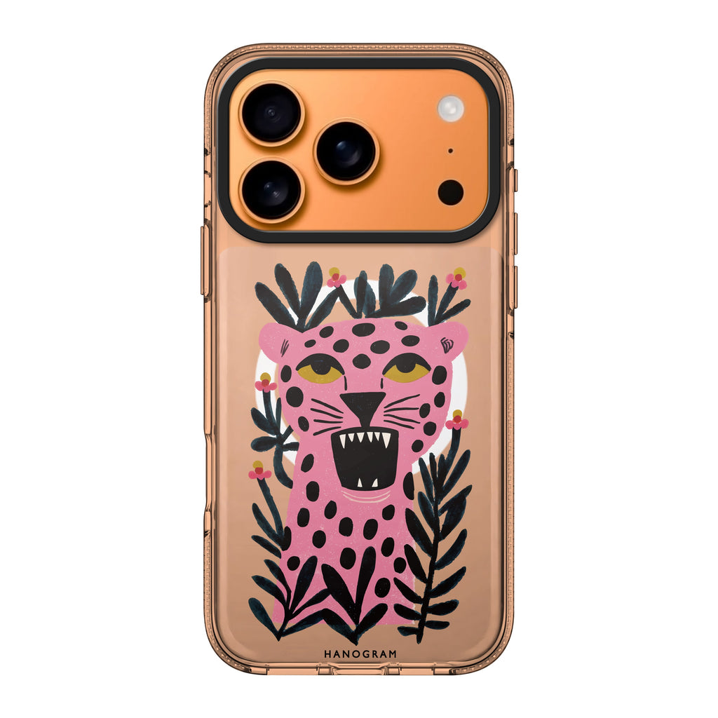 Leopard’s Move iPhone 17 Pro Max MagSafe 水晶透明保護殼 豹紋圖案設計 圖1