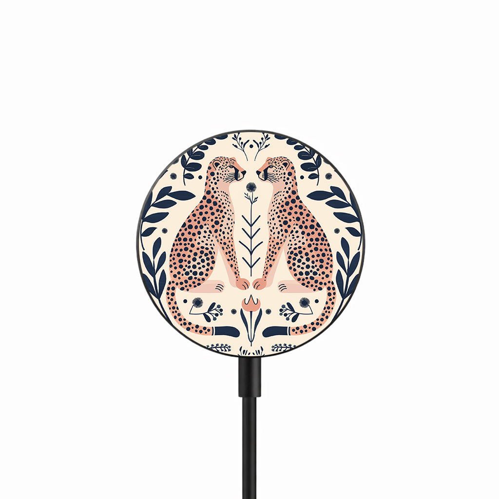 Botanical Cheetah Pair 25W 磁吸無線充電器