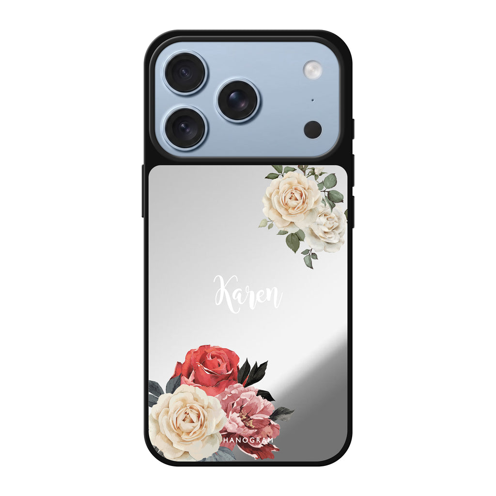 Vintage Floral 鏡面手機殼