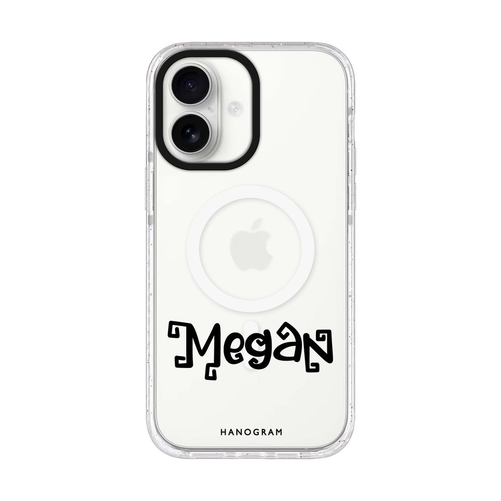 Boo-tiful Name iPhone 17 水晶透明保護殼正面展示