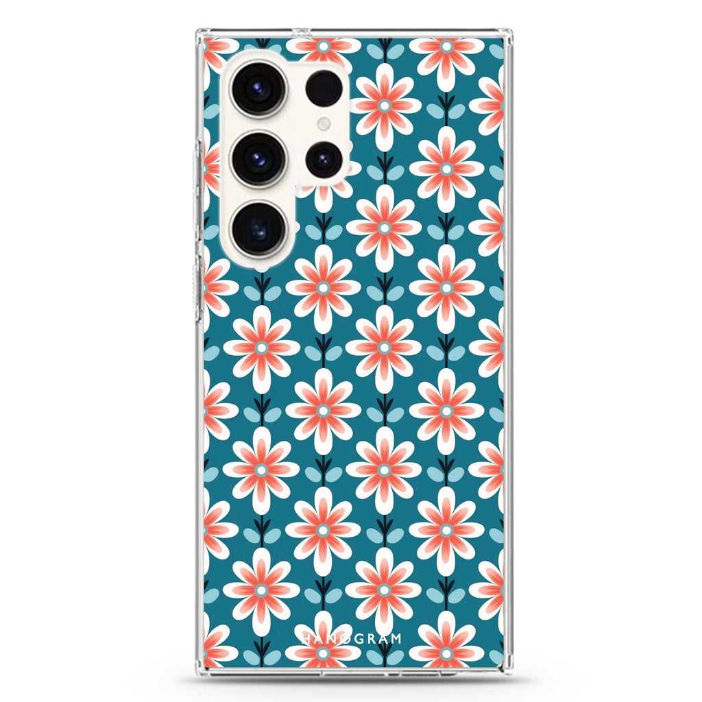 Infinite Petals Samsung Galaxy Ultra 透明保護殼，適用 S26/S25/S24/S23 Ultra，圖1