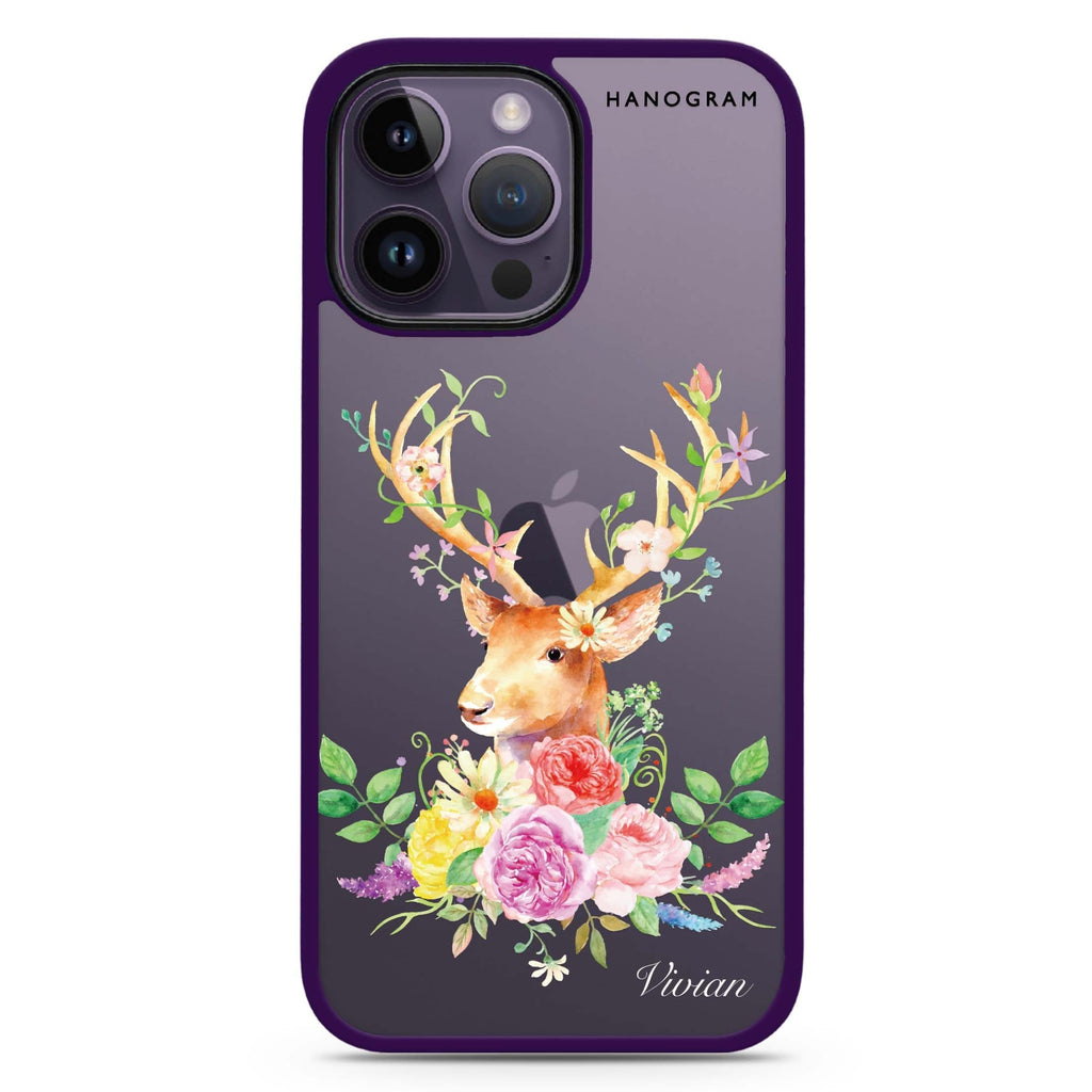 Floral & Deer 防衝擊保護殼