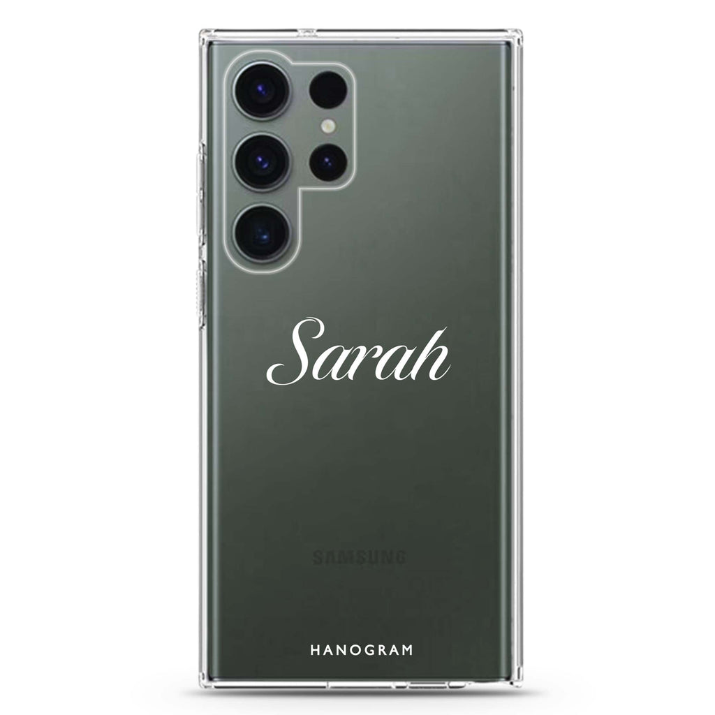Simply Yours Samsung Galaxy Ultra 可加名字透明保護殼，適用 S26/S25/S24/S23 Ultra，圖1