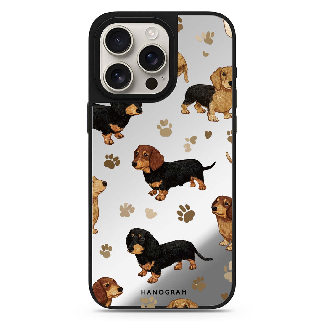 Pawprints of Love 鏡面手機殼