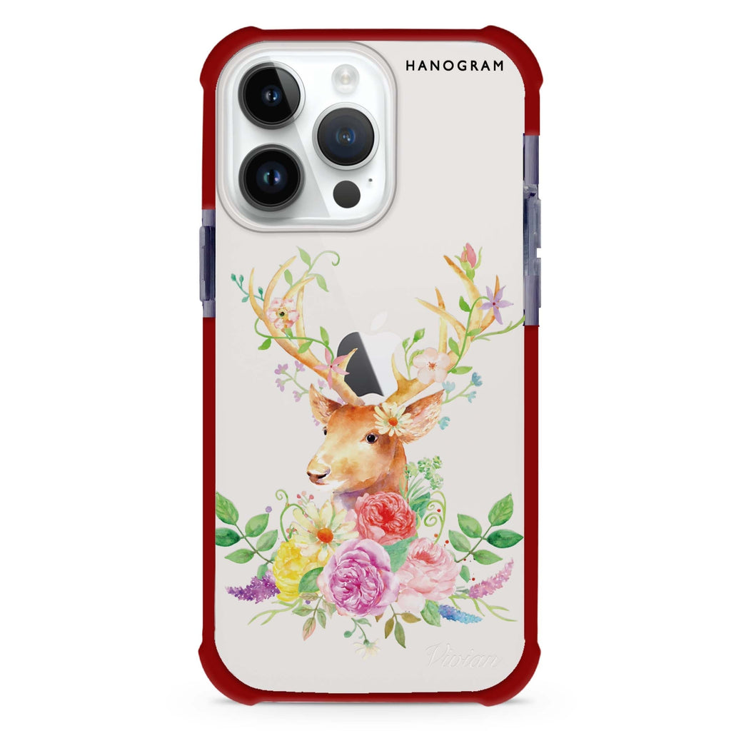 Floral & Deer 超強防摔保護殼