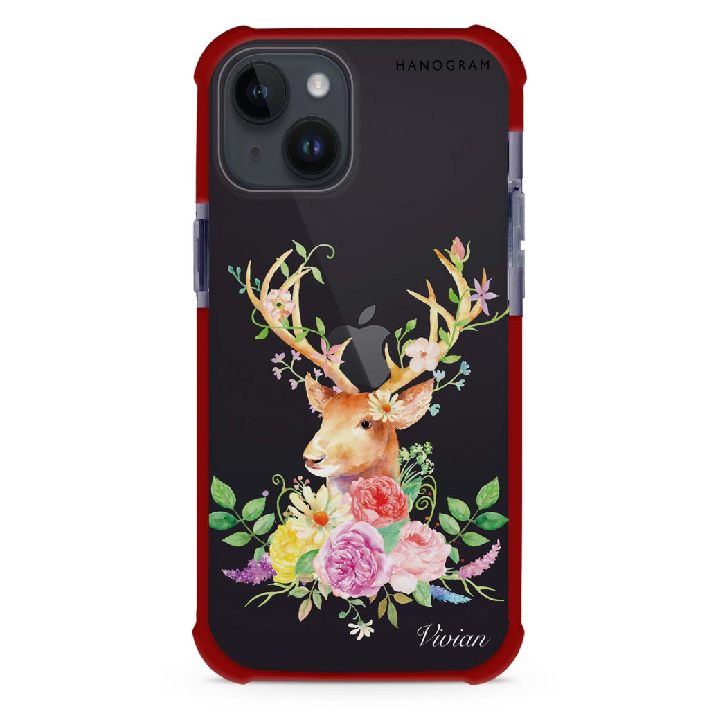 Floral & Deer 超強防摔保護殼