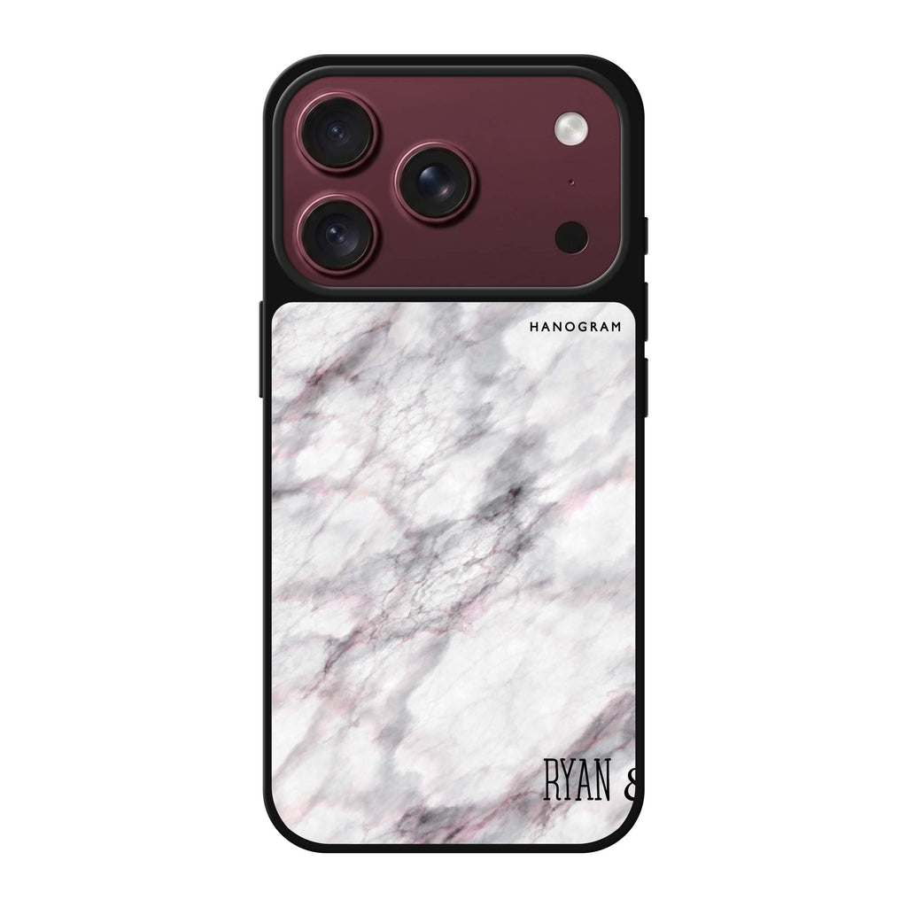 White Marble 鏡面手機殼