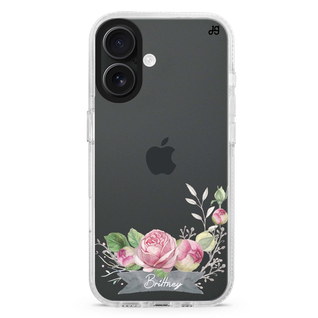 Ribbon & Floral 水晶透明保護殼