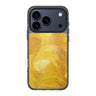 Golden Strokes iPhone 17 Pro Max MagSafe 水晶透明保護殼 抽象圖案設計 圖1