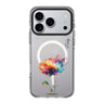 A Beautiful Watercolour Flower iPhone 17 Pro Max MagSafe 水晶透明保護殼 花卉圖案設計 可自訂名字 圖1