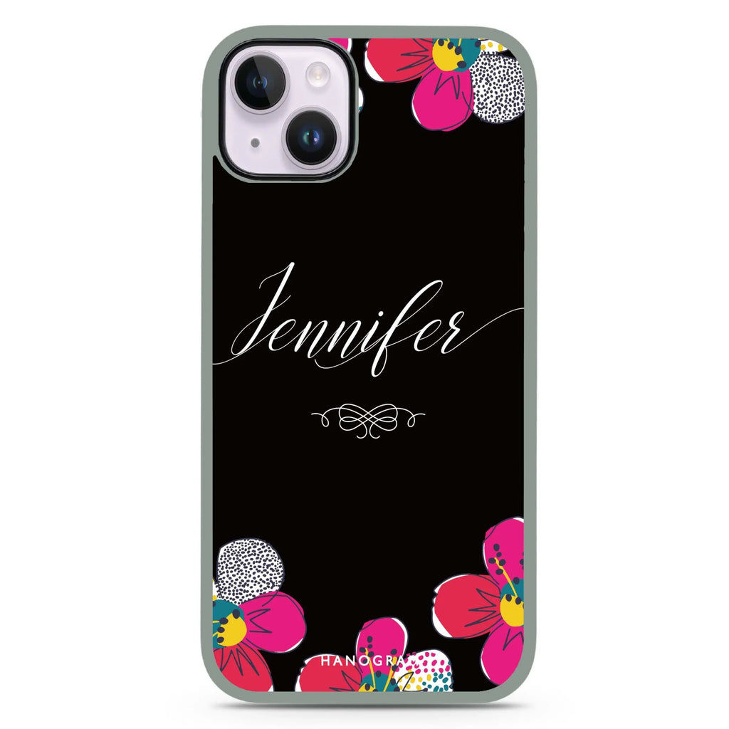 Stunning Floral iPhone 15 Plus 防衝擊保護殼
