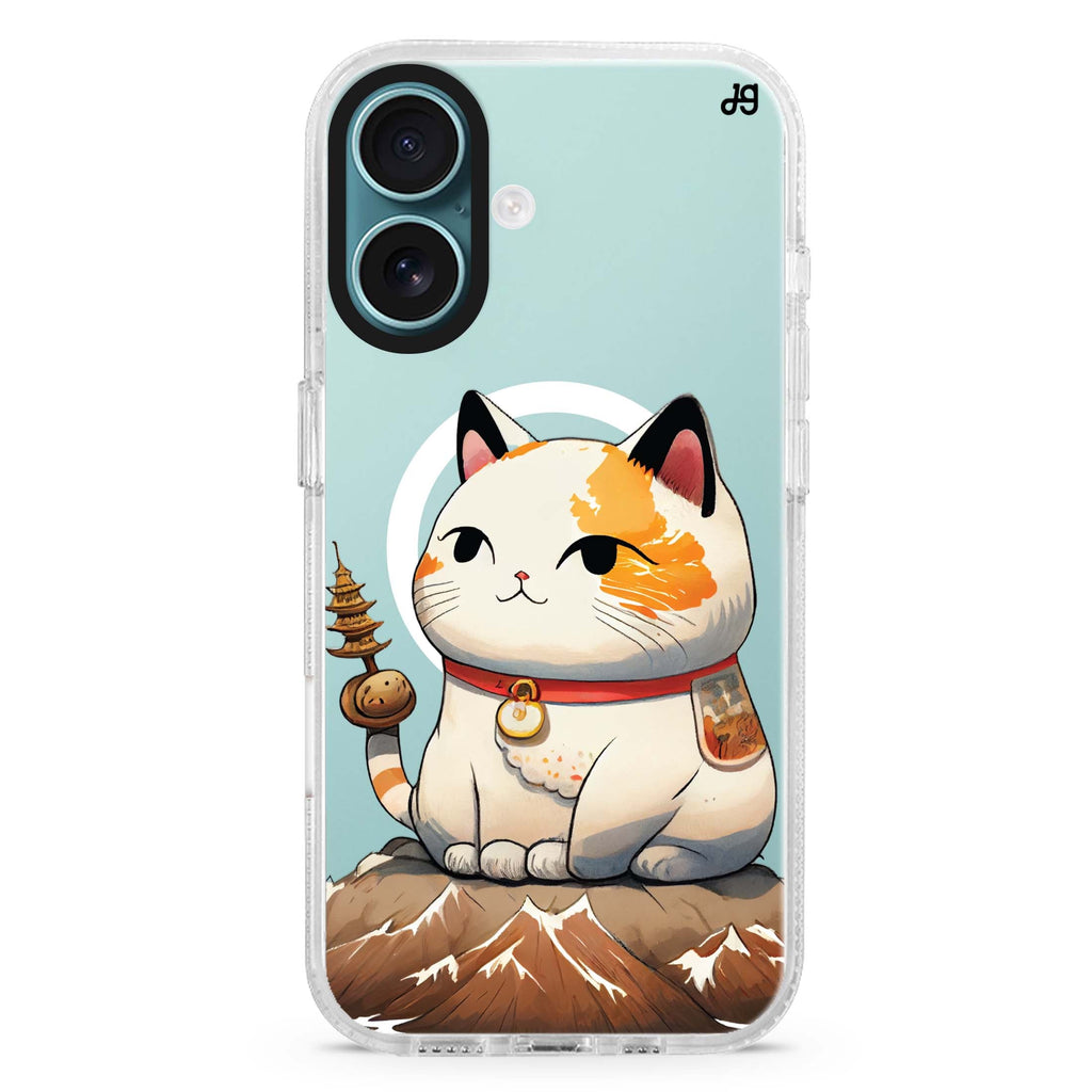 A Cute Cat Magsafe 兼容水晶透明保護殼