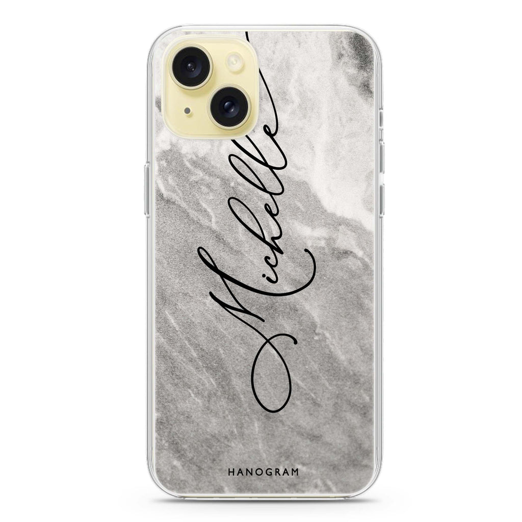 Cosmic Marble iPhone 15 Plus Magsafe 兼容水晶透明保護殼