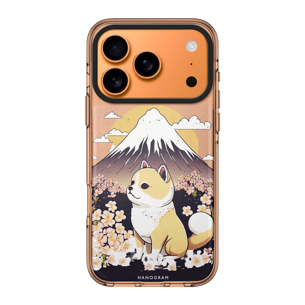 Shiba Inu & Japan iPhone 17 Pro Max MagSafe 水晶透明保護殼 狗狗圖案設計 圖1