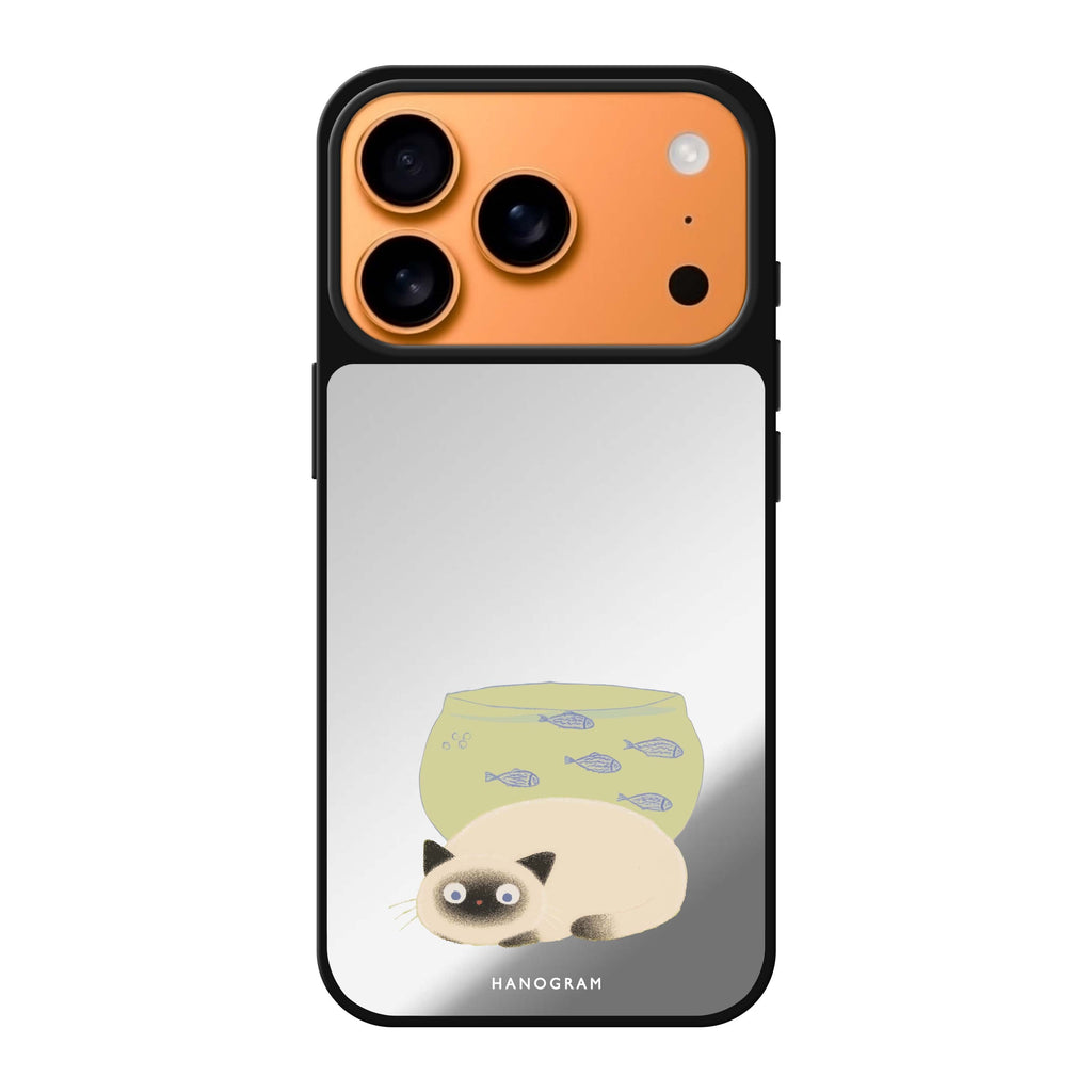Lazy Tank Topper 動物 iPhone 17 Pro Max 鏡面手機殼主圖