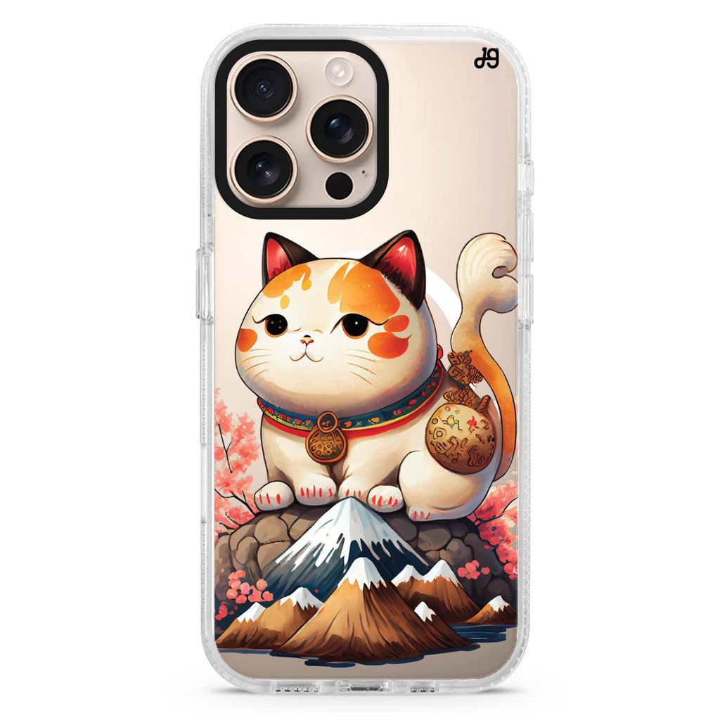 Kawaii Cat Magsafe 兼容水晶透明保護殼