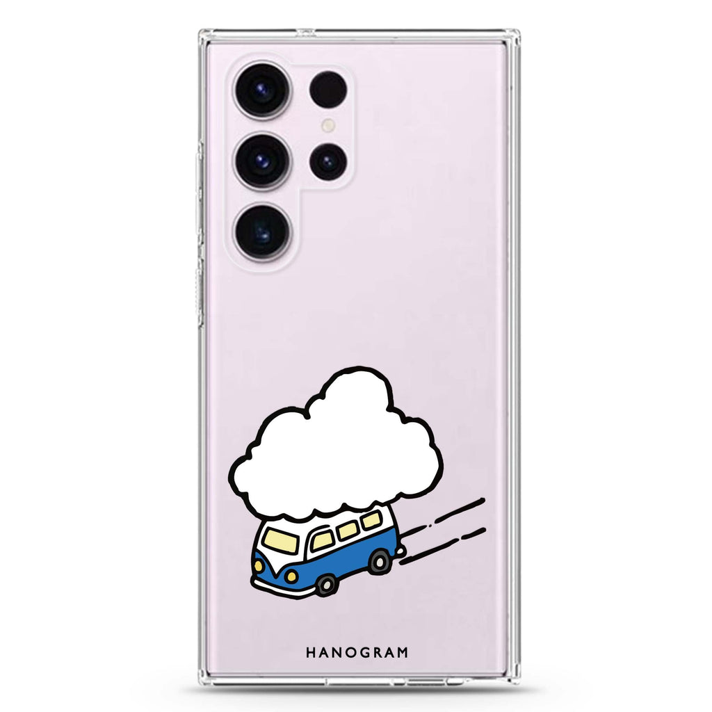 Cloud Trip Samsung Galaxy Ultra 透明保護殼，適用 S26/S25/S24/S23 Ultra，圖1