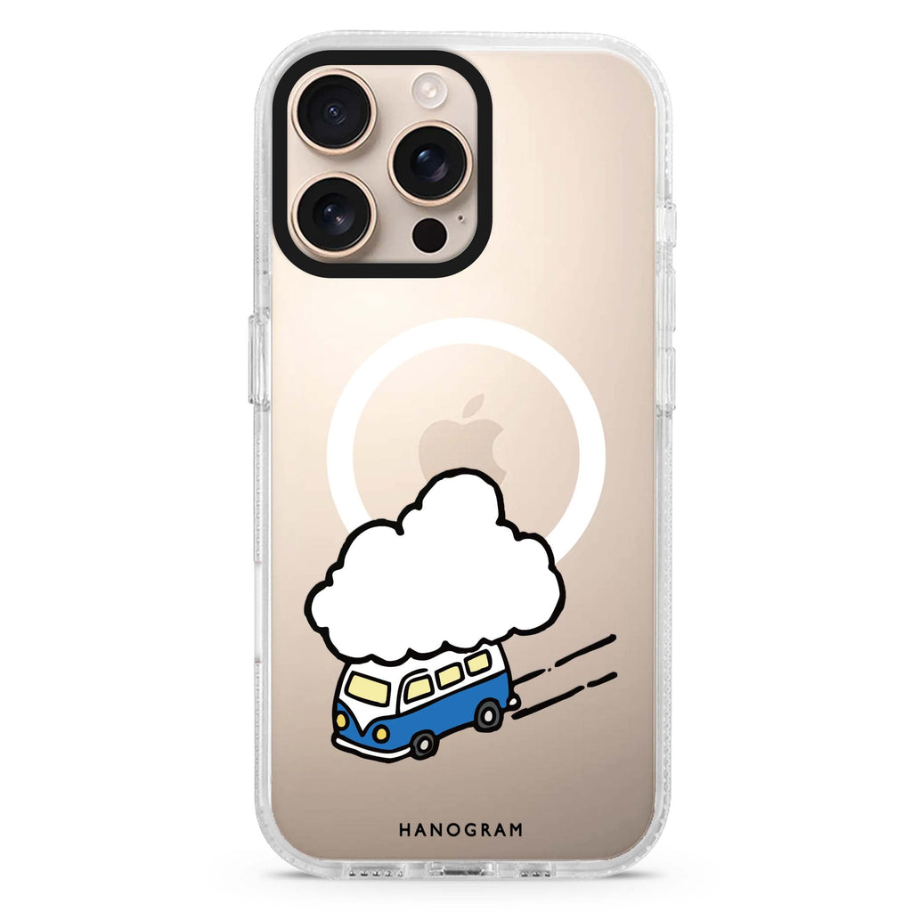 Cloud Trip Magsafe 兼容水晶透明保護殼