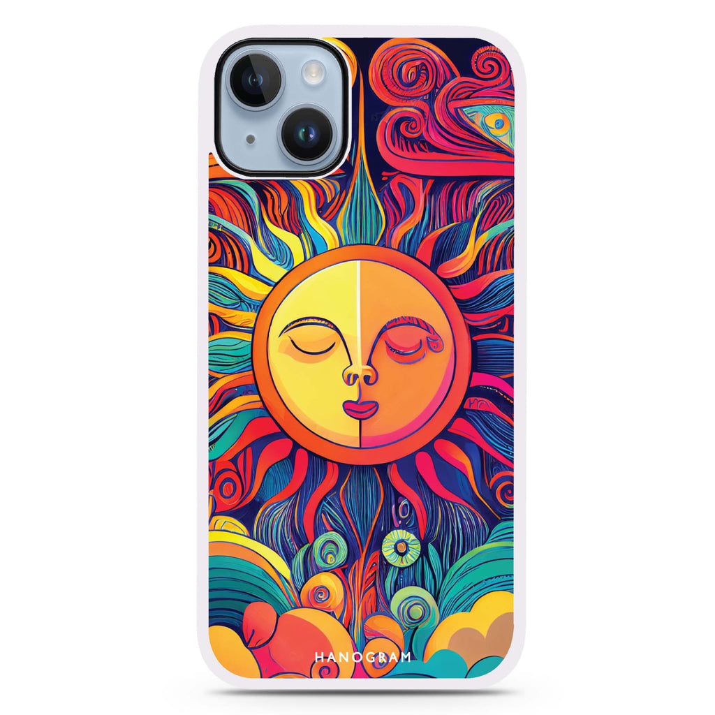 Magic Sun Face iPhone 15 Plus 防衝擊保護殼