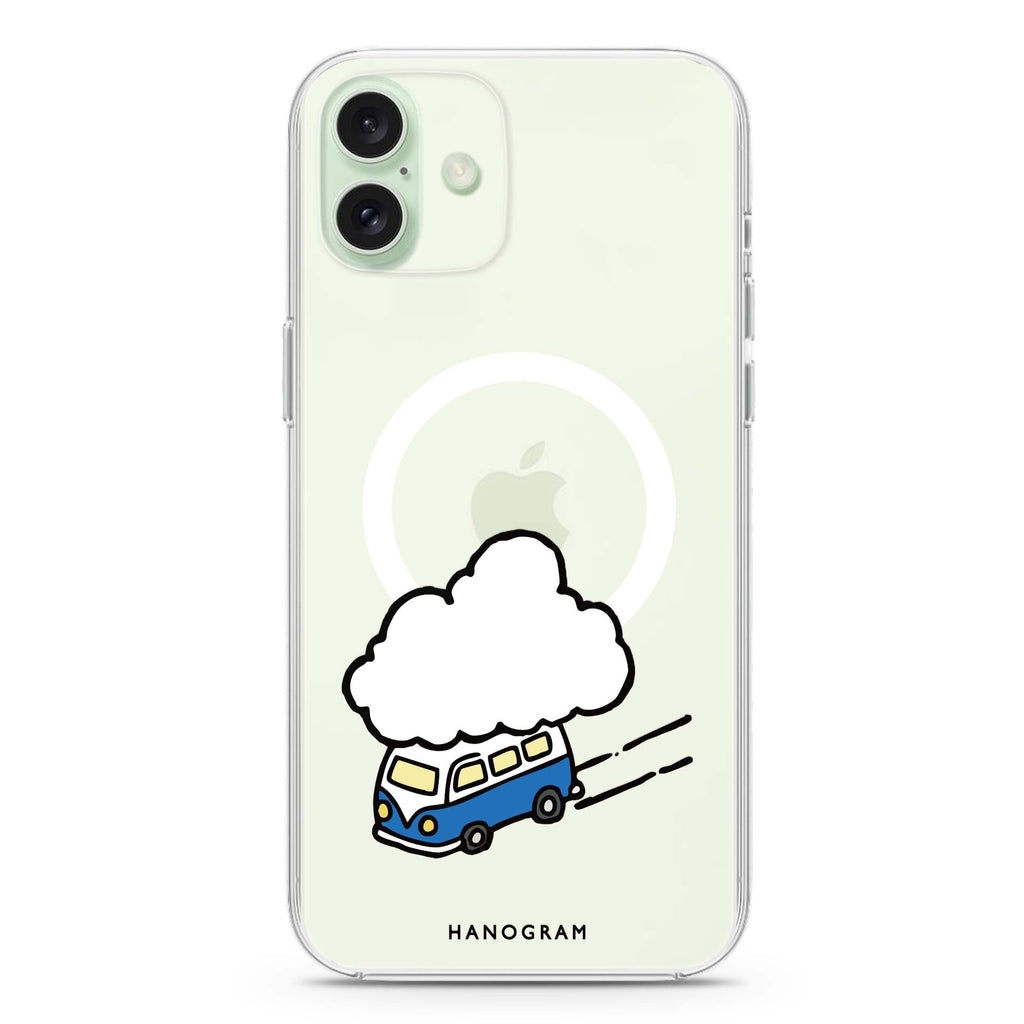 Cloud Trip Magsafe 兼容水晶透明保護殼