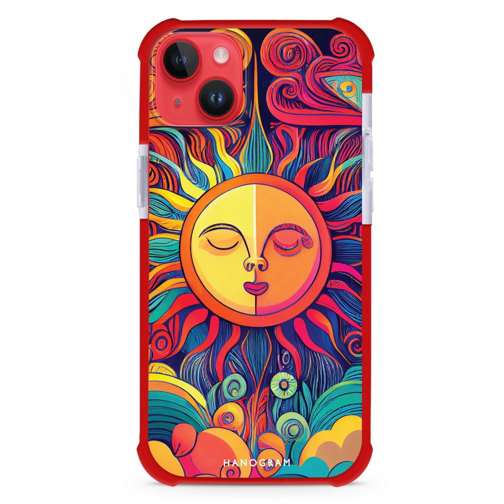 Magic Sun Face iPhone 15 Plus Magsafe 兼容超強防摔保護殼