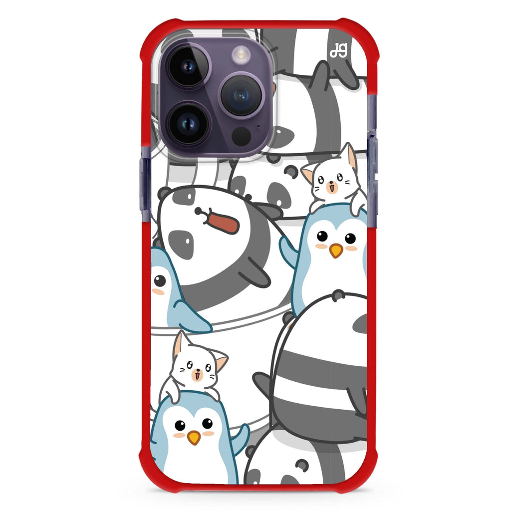 Penguin Playmates iPhone Magsafe 兼容超強防摔保護殼