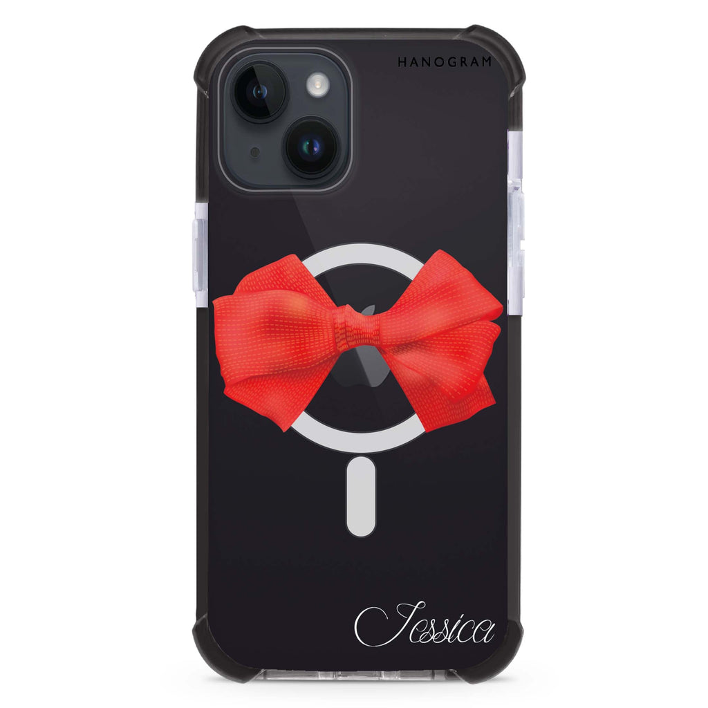 Red Bow iPhone 15 Plus Magsafe 兼容超強防摔保護殼