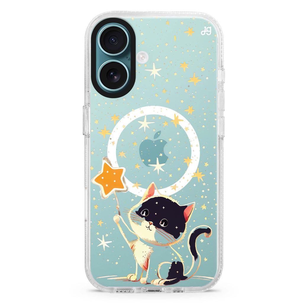 Cat & Star Magsafe 兼容水晶透明保護殼