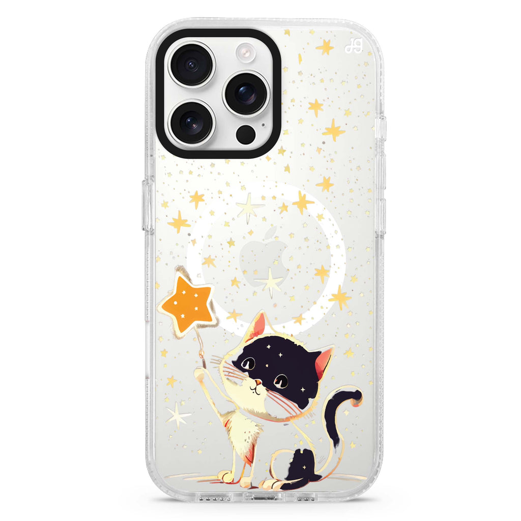 Cat & Star Magsafe 兼容水晶透明保護殼