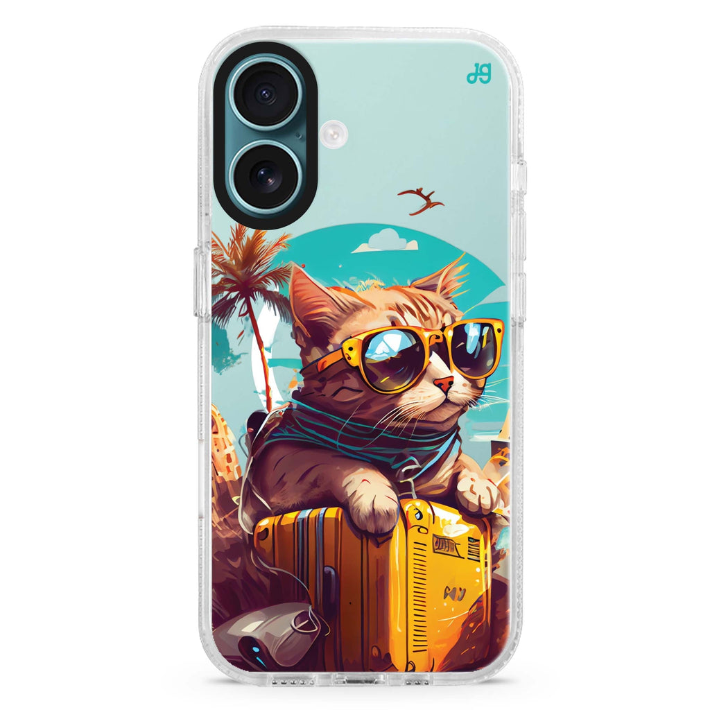 Travel Cat Magsafe 兼容水晶透明保護殼