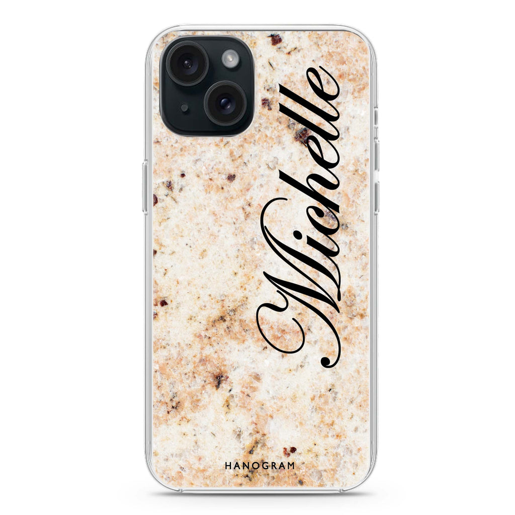 Real Marble iPhone 15 水晶透明保護殼