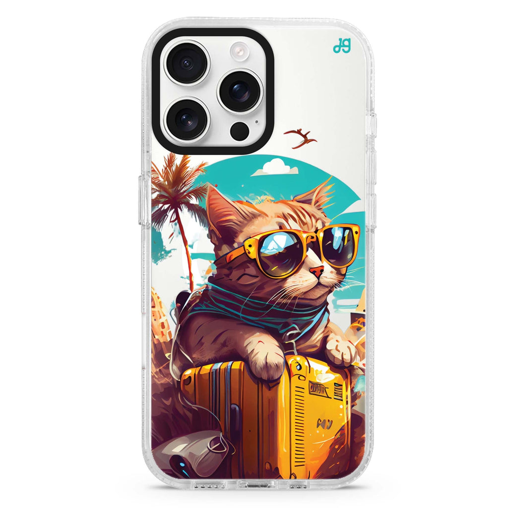 Travel Cat Magsafe 兼容水晶透明保護殼