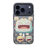 Cute robots iPhone 17 Pro Max MagSafe 水晶透明保護殼 插畫圖案設計 圖1
