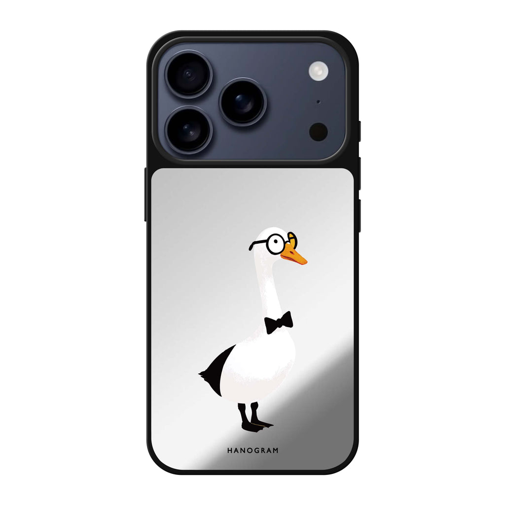 Gentleman Goose 鳥類 iPhone 17 Pro Max 鏡面手機殼主圖