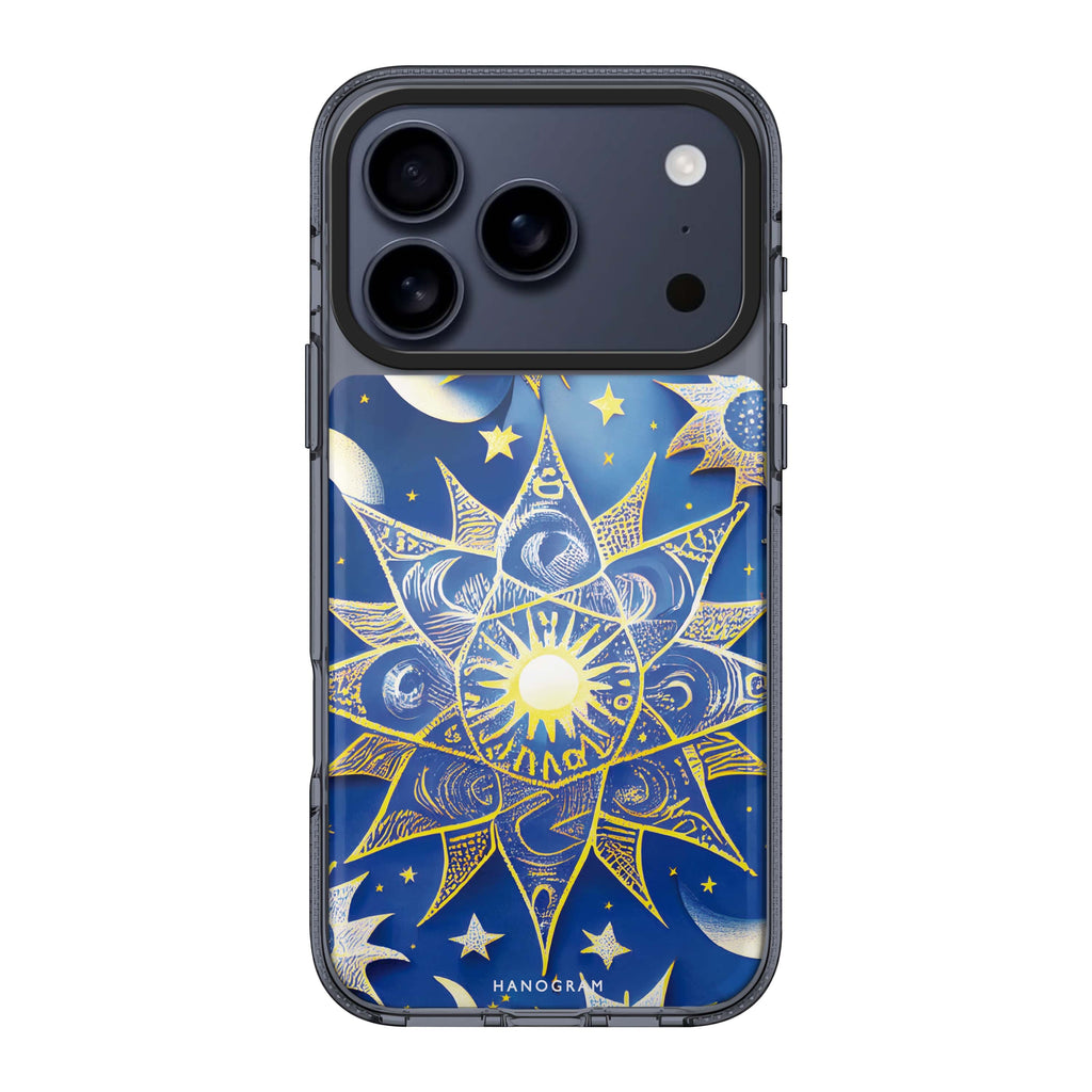 Magic Star iPhone 17 Pro Max MagSafe 水晶透明保護殼 星星圖案設計 圖1